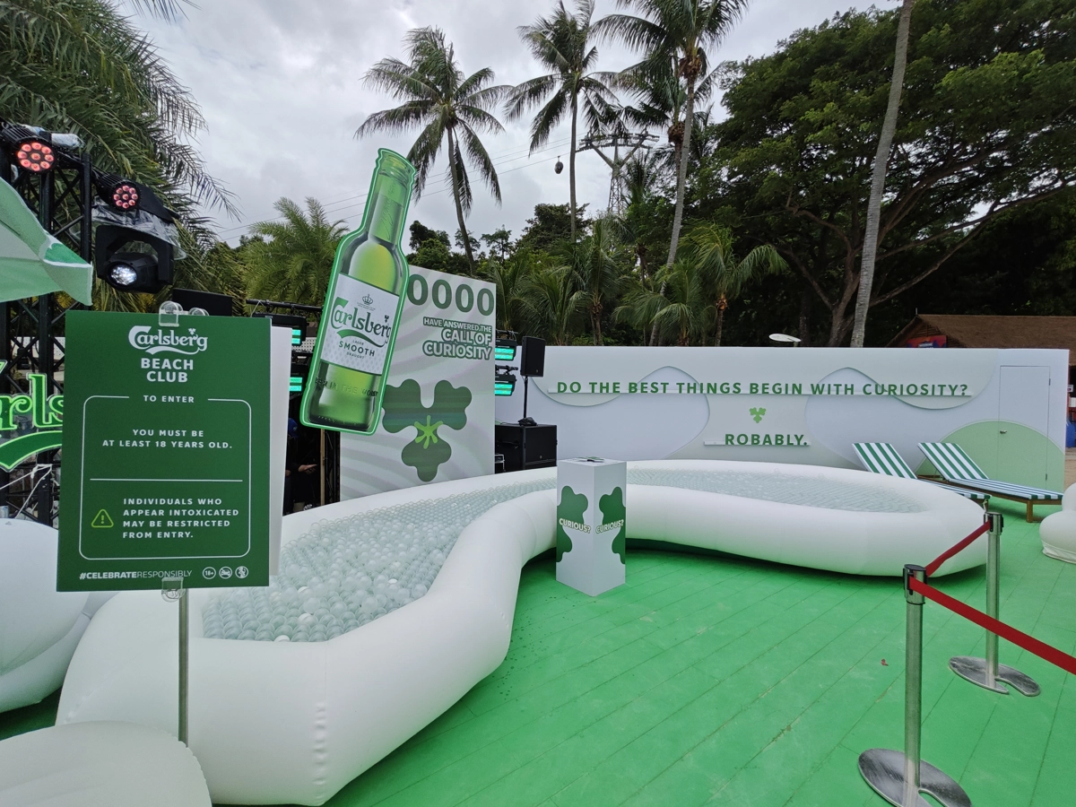 Carlsberg at Waterbomb Singapore